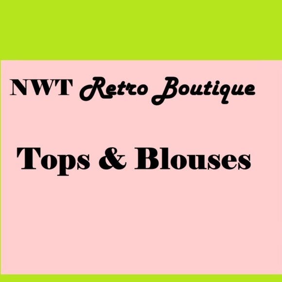 NWT Retro Boutique Tops & Blouses - Picture 1 of 1